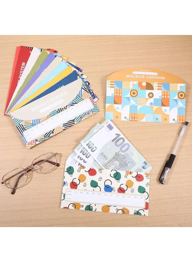1 Set A6 Expense Tracker Budget Sheets Zipper Cash Envelopes Pen Budget Planning System - Image 3